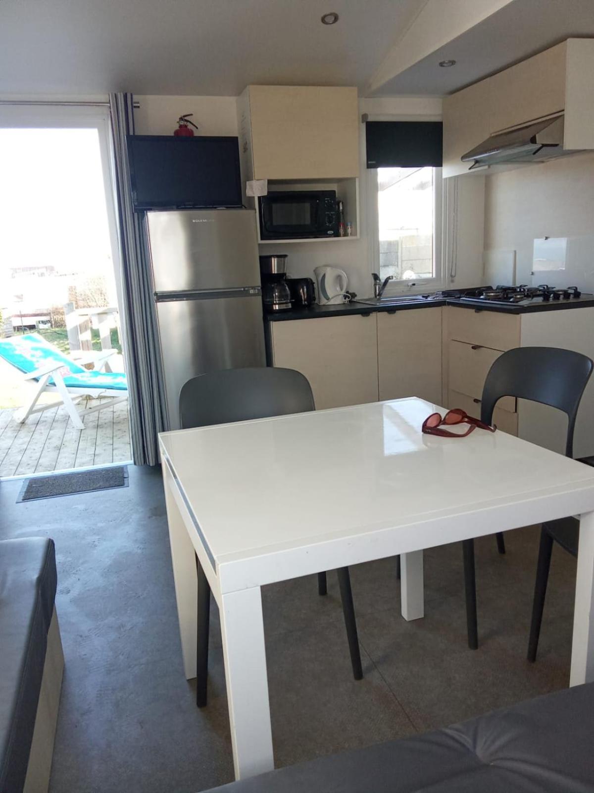 Magnifique Mobil Home Avec Clim Face Mer Le Portel Exterior foto